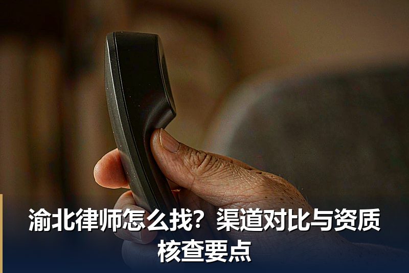 渝北律师怎么找?渠道对比与资质核查要点 渝北律师怎么找?渠道对比与资质核查要点