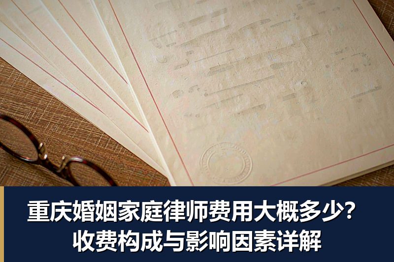 重庆婚姻家庭律师费用大概多少?收费构成与影响因素详解 重庆婚姻家庭律师费用大概多少?收费构成与影响因素详解